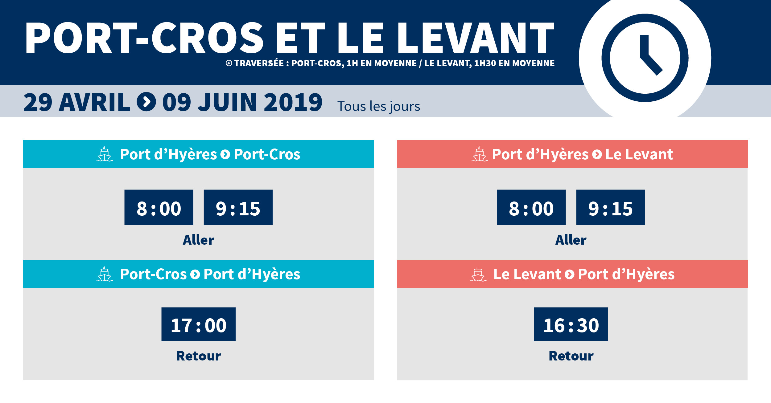 horaires pc ll